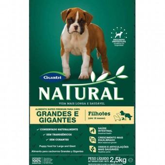 Guabi Natural Filhotes Raças Grandes e Gigantes - 15kg Guabi Natural Filhotes Raças Grandes e Gigantes - 15kg